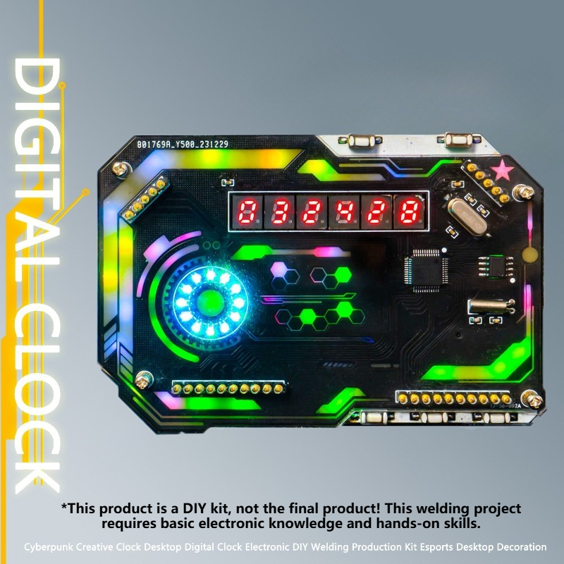 DIY Table Clocks Set Digital C - Diy Electronics Desk incelemesi ve fiyatı