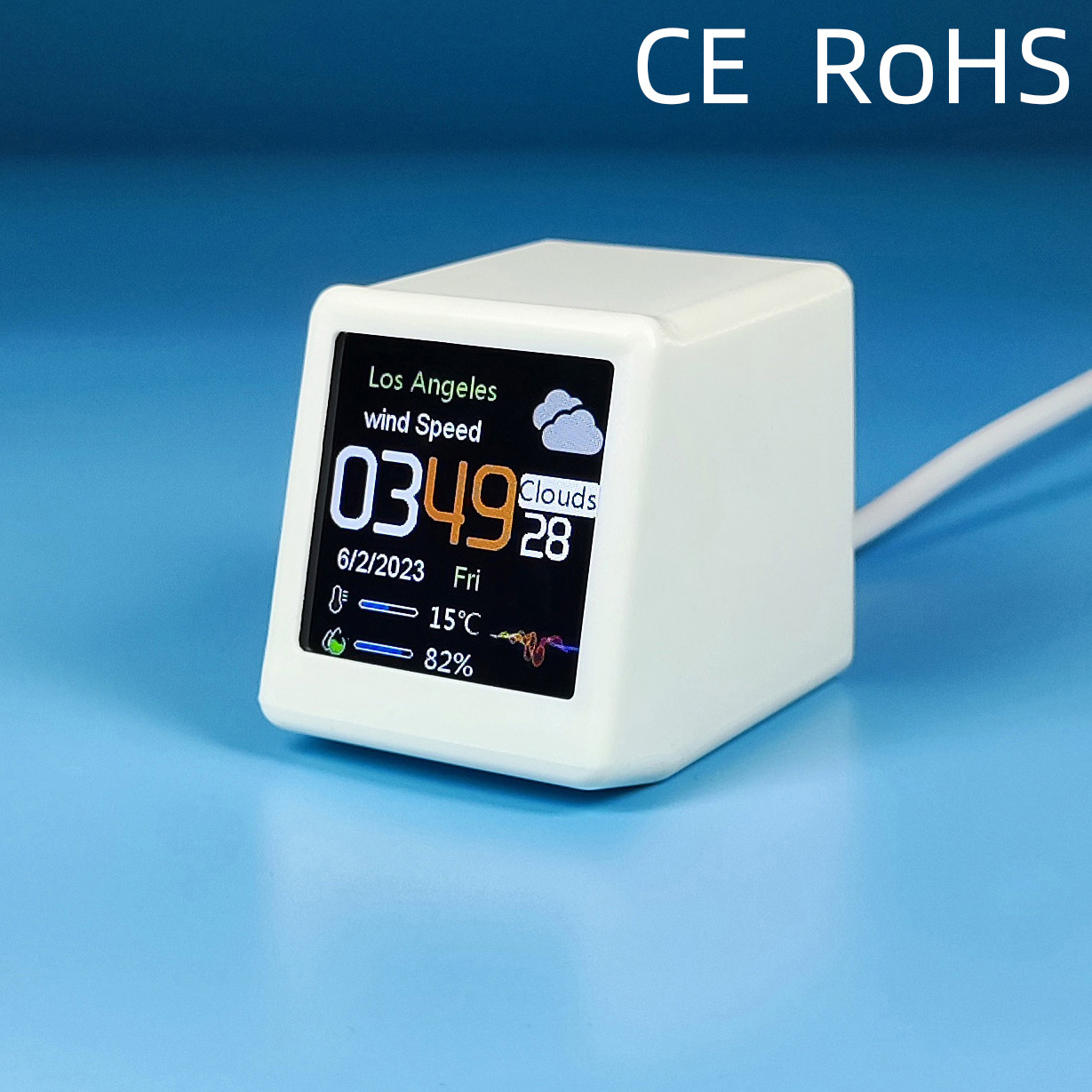 MINI Size Smart WIFI Weather S - Diy Electronics Desk incelemesi ve fiyatı