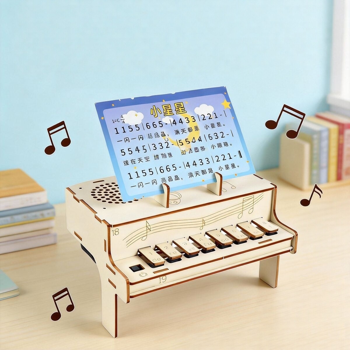 DIY Wooden Electronic Piano Mo - Diy Electronics Com incelemesi ve fiyatı