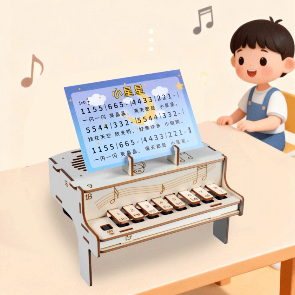 DIY Wooden Electronic Piano Mo - Diy Electronics Com incelemesi ve fiyatı