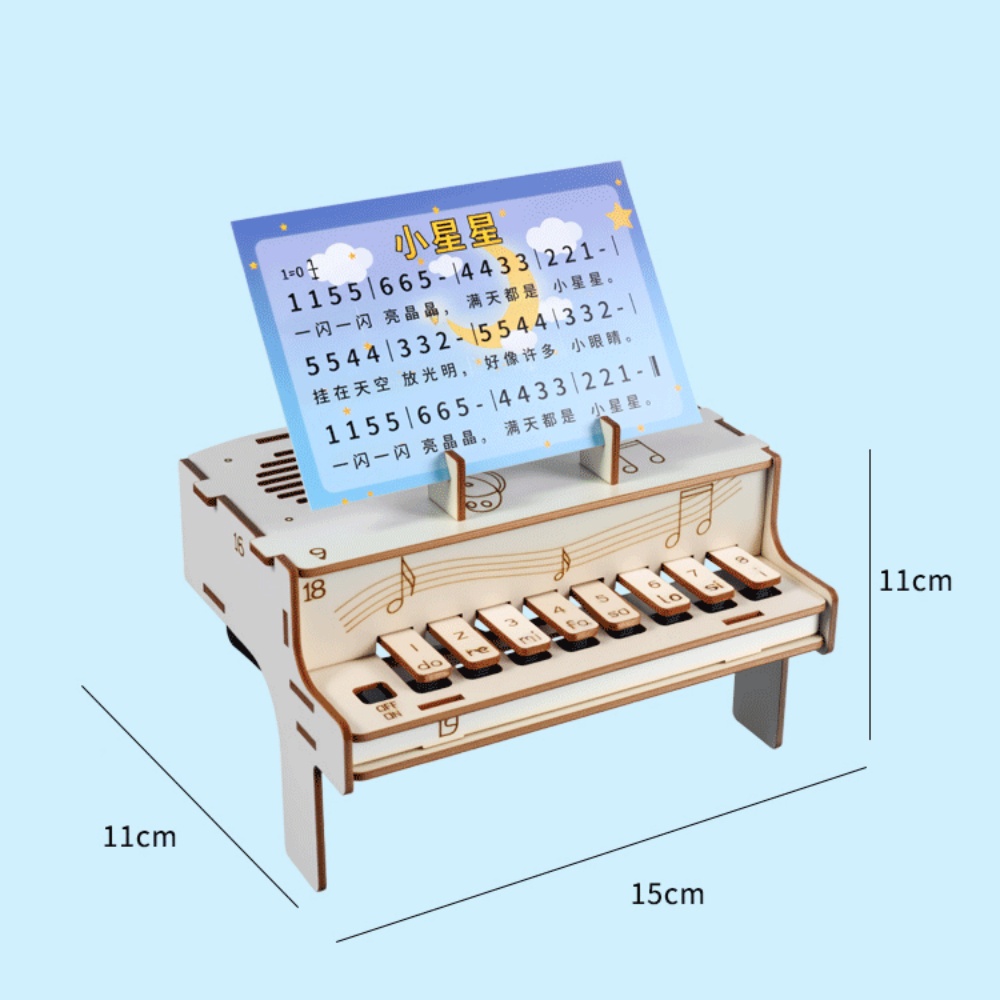 DIY Wooden Electronic Piano Mo - Diy Electronics Com incelemesi ve fiyatı