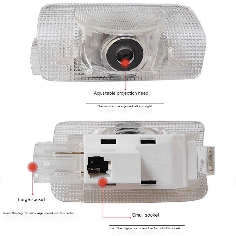 2Pcs LED Projector Lamp Car Do - Diy Rc Electronics incelemesi ve fiyatı