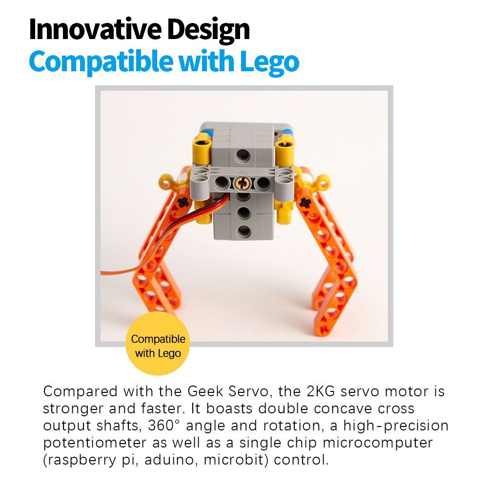 2KG Programmable 270° 360° Ser - Diy Lego Electronics incelemesi ve fiyatı