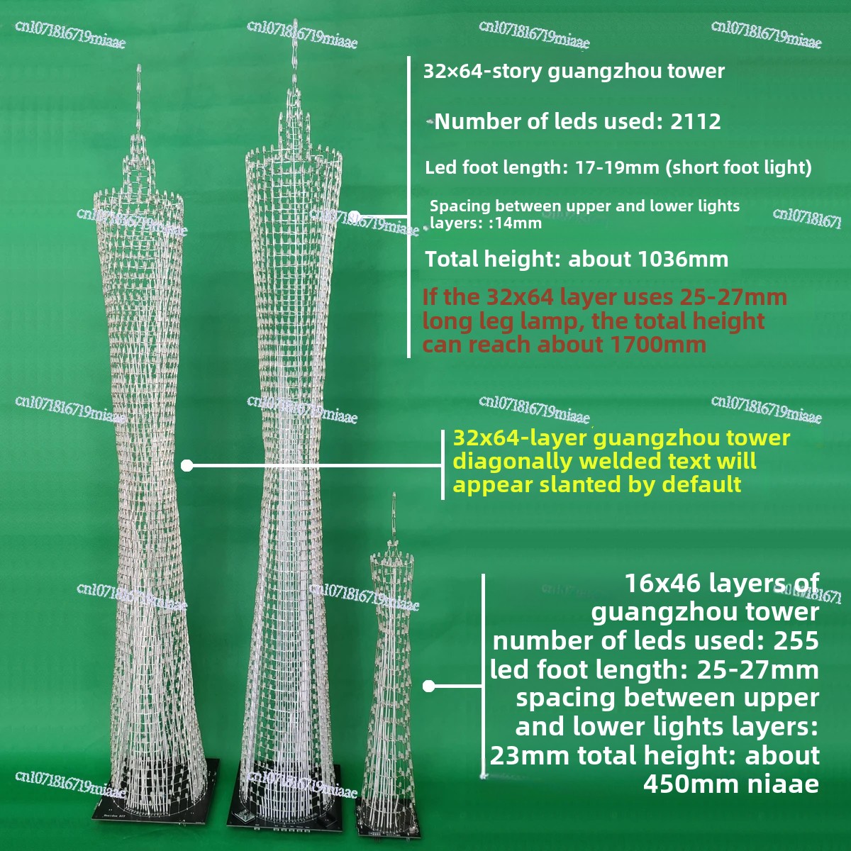 64-Floor Canton Tower DIY Kit  - Diy Electronics Com incelemesi ve fiyatı