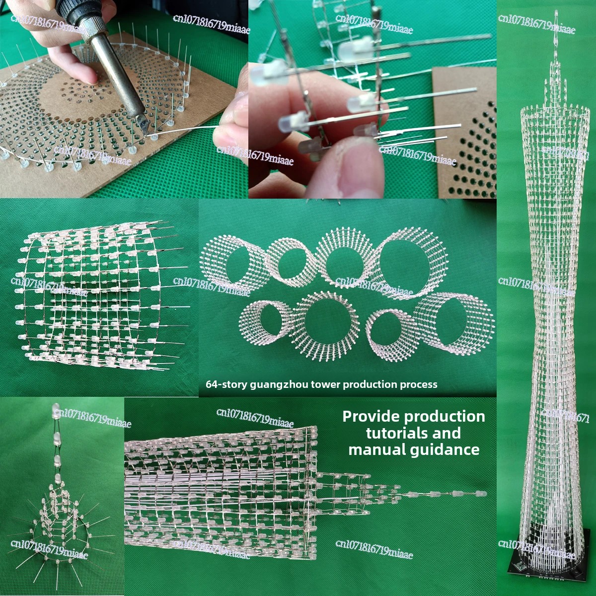 64-Floor Canton Tower DIY Kit  - Diy Electronics Com incelemesi ve fiyatı