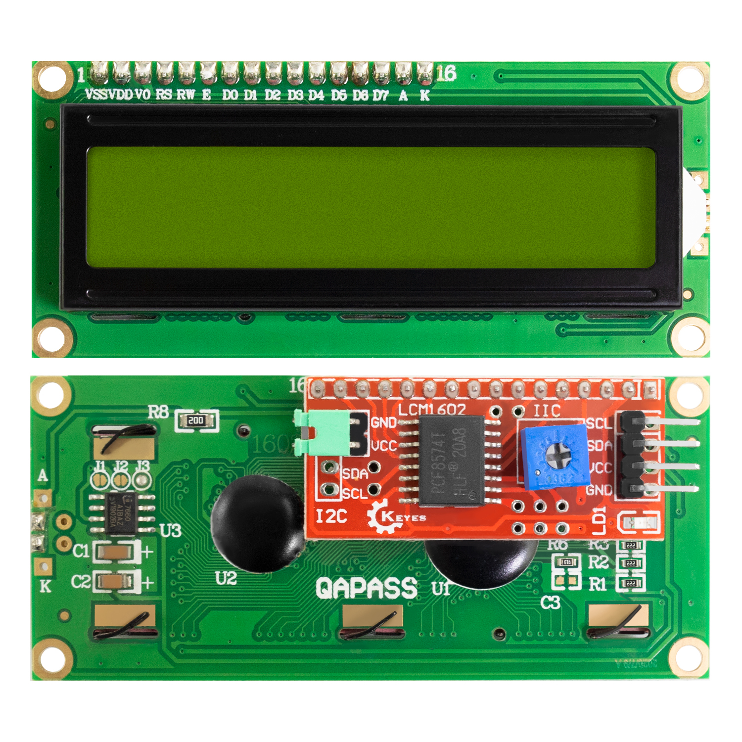 KEYES DC 3.3V LCD1602+I2C Modu - I2C Lcd Display incelemesi ve fiyatı