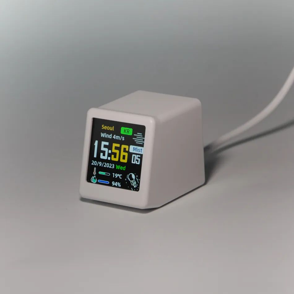 MINI Size Smart WIFI Weather F - Diy Electronics Desk incelemesi ve fiyatı