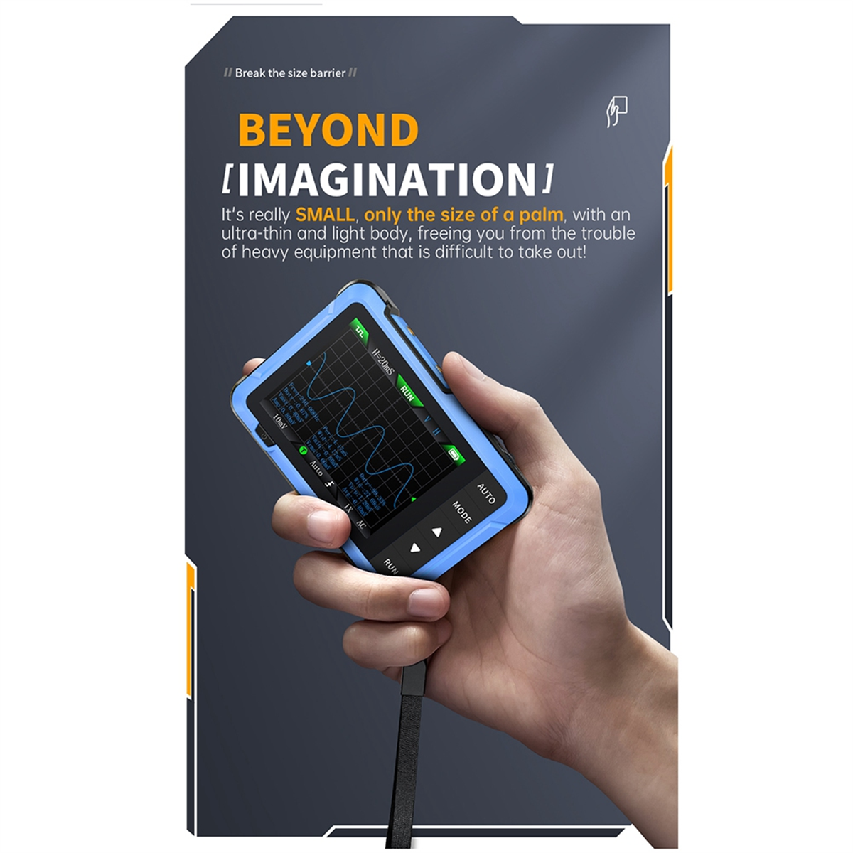 New FNIRSI DSO-510 Digital Min - Oscilloscope Dso Mini incelemesi ve fiyatı