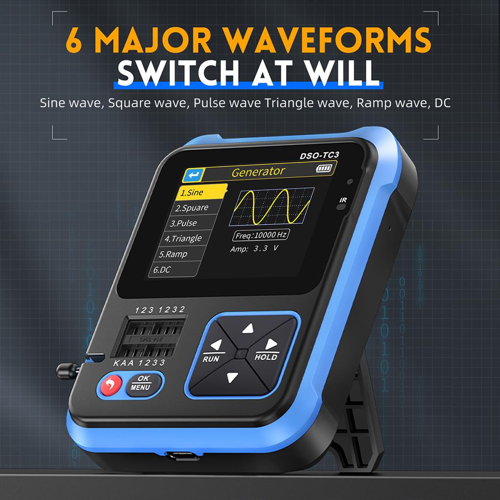 FNIRSI DSO-TC3 3in1 Mini Handh - Oscilloscope Dso Mini incelemesi ve fiyatı