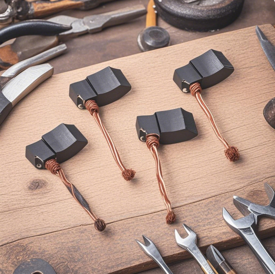 4PCS Carbon Brushes DIY Access - Diy Electronics Motor incelemesi ve fiyatı