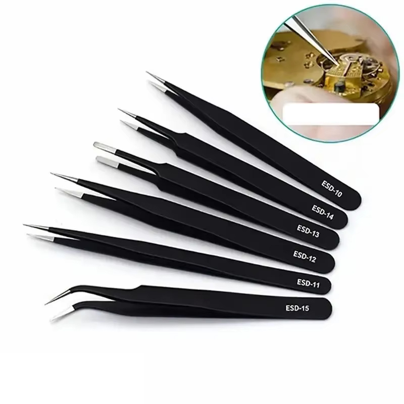 6pcs Precision Long Tweezers S - Soldering Iron Kit incelemesi ve fiyatı