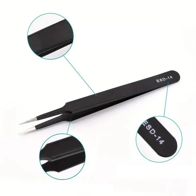 6pcs Precision Long Tweezers S - Soldering Iron Kit incelemesi ve fiyatı